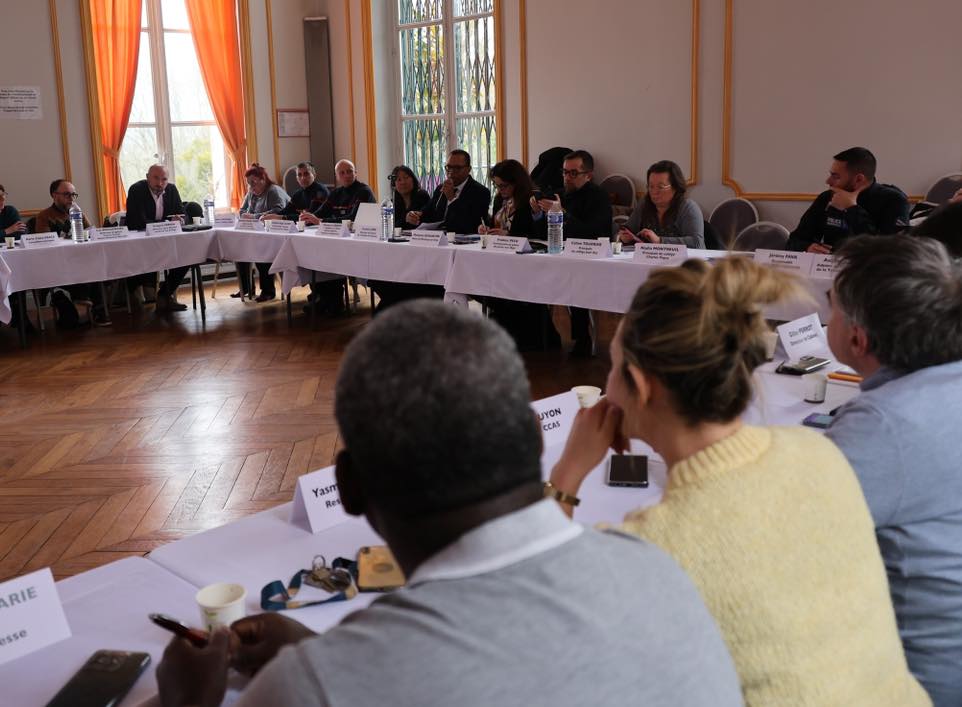 Réunion du CLSPD mobilisant différents acteurs de la prévention et de la sécurité sur le territoire communal