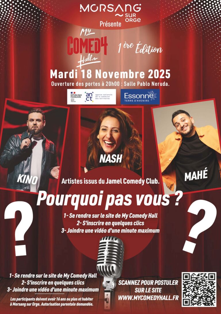 Affiche My Comedy Hall (18 novembre 2025)