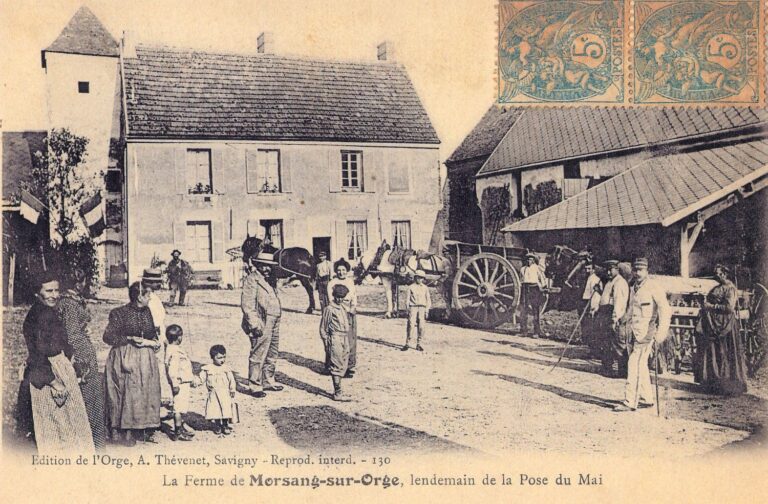 Ferme de l'Allemanderie (carte postale, 1905)