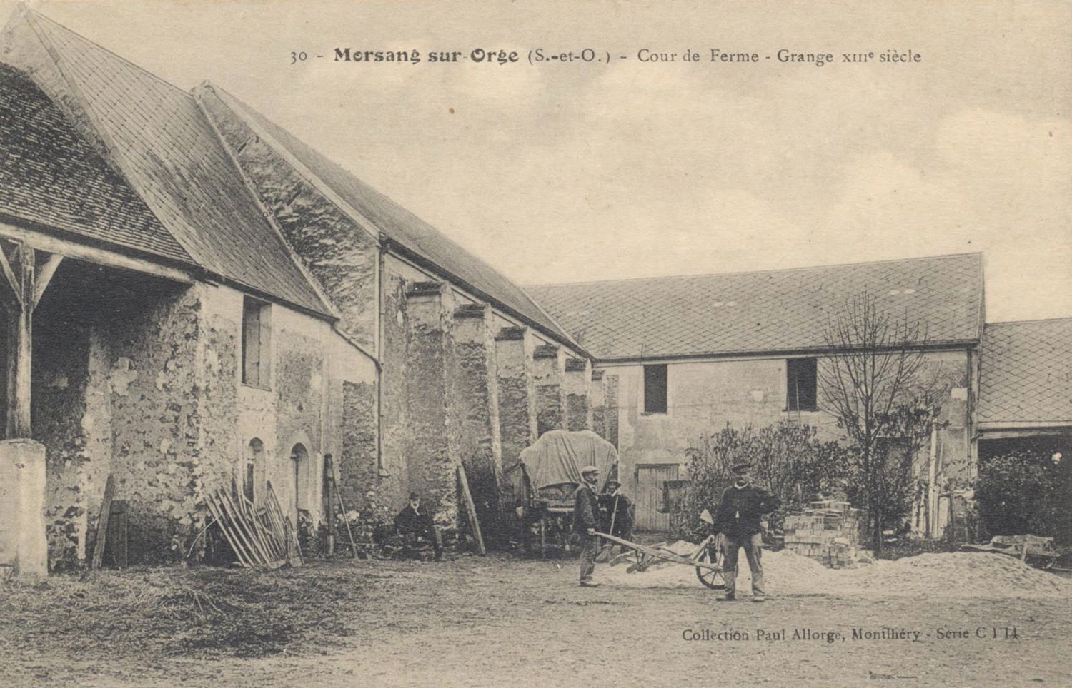 Ferme de l’Allemanderie (carte postale ancienne)
