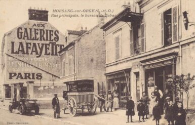La boulangerie Dupré et le café-restaurant de la Poste