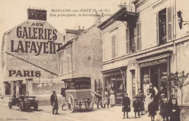 La boulangerie Dupré et le café-restaurant de la Poste