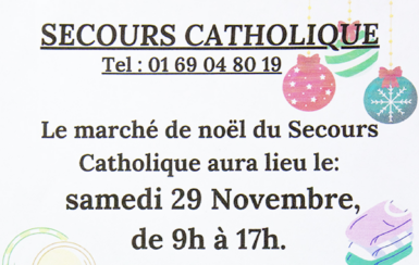 Marché de Noël du Secours Catholique 11/2025
