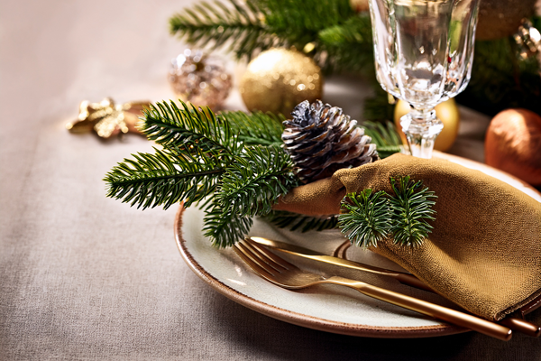 Decoration de table de Noël