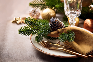 Decoration de table de Noël